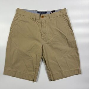 Tommy Hilfiger Chino Shorts Mens 30 Khaki Classic Fit Coupe Classique Workwear